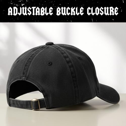 AC/DC Baseball Cap Black - Official Rock Band Snapback Hat