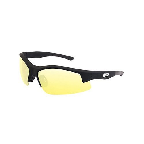 Smith & Wesson M&P Super Cobra Frame Shooting Glasses with No-Slip Rubber, Impact Resistance and Anti-Fog Lenses for Shooting, Working and Everyday Use