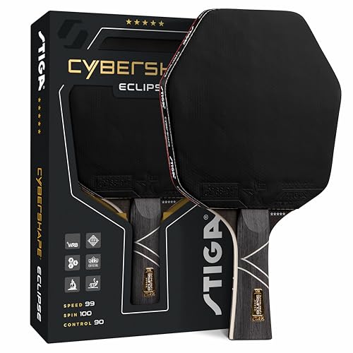 STIGA Cybershape Eclipse Ping Pong Paddle - Elite Control & Spin