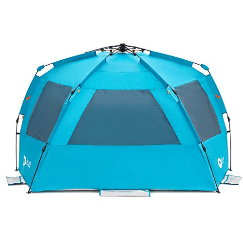 Easthills Outdoors Instant Beach Tent Sun Shelter UPF 50+ Family Pop-Up Shade