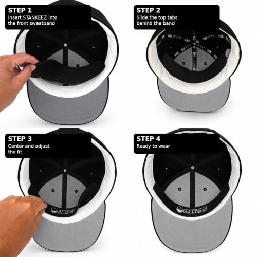 Reusable Hat Liner Sweat Shield - Breathable & Washable Cap Protector - 3 Pack