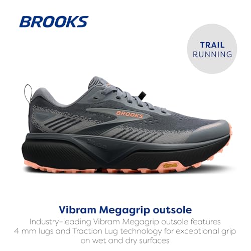 Brooks Women’s Cascadia 20 Trail Running Shoes Grey/Peach Size 9