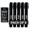 Sierra Madre Pack of 5 Water Filter Straws – 264 Gallons Capacity, Lightweight, Outdoor & Emergency Use