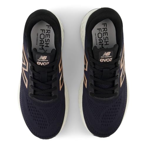 New Balance Women's Fresh Foam Evoz V4 Running Shoes 7.5 Phantom Black Silver