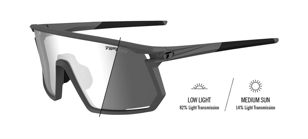 Tifosi Optics Moab Sunglasses (Matte Gunmetal (Light Night Fototec))