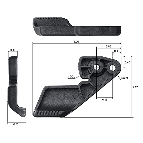 Warriorland Claw Kit for Holster - Right-Hand IWB Concealed Carry Hardware