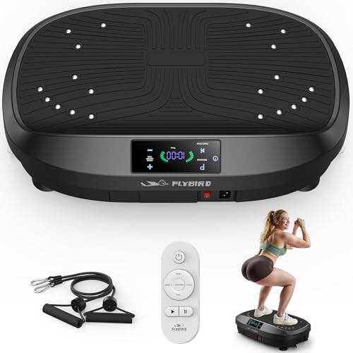 FLYBIRD Vibration Plate Exercise Machine for Full Body Workout - Standard