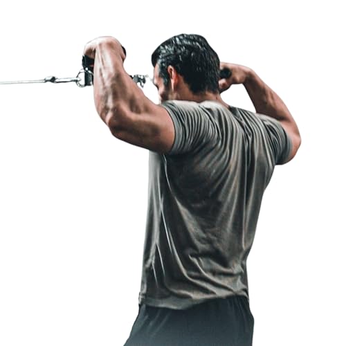 Heavy-Duty Cable Pulldown Attachment for Lat & Tricep Workouts – Gym Rope Accessory
