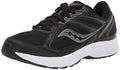 Saucony Men's Cohesion 14 Trail Running Shoes Black/White 12 Wide