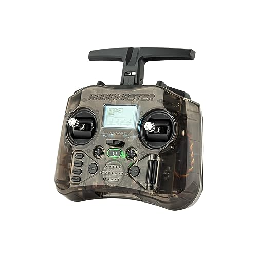 RadioMaster Pocket Portable Remote Controller Hall Gimbal EdgeTX Charcoal ELRS