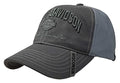 Harley-Davidson Men's Mesh Baseball Cap with Distressed Brim - Black