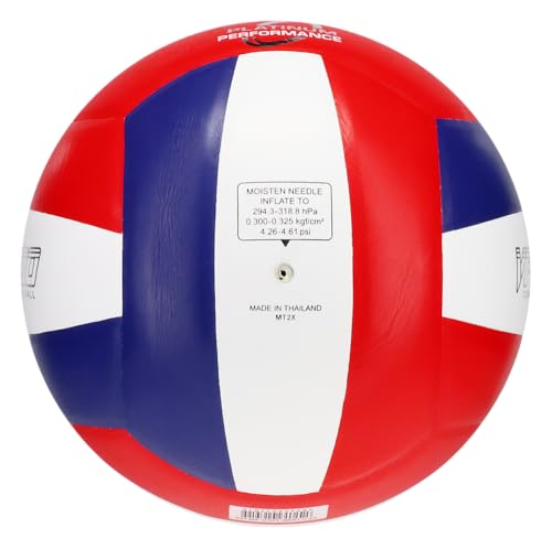 Mikasa NFHS-Approved Indoor Volleyball - Natural Leather, 5 Size, 18-Panel