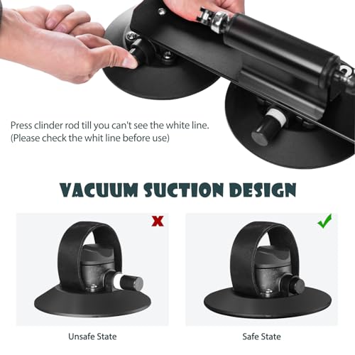 Suction Cup Bike Rack for Car - Quick Release Aluminum Alloy 1 Bike - Black