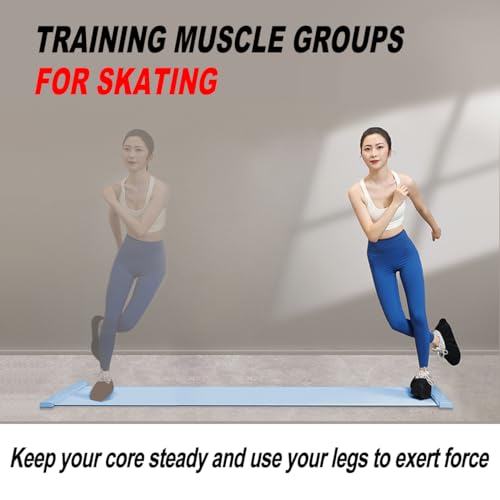 6ft Hockey Slide Board Training Aid for Balance & Skill Improvement