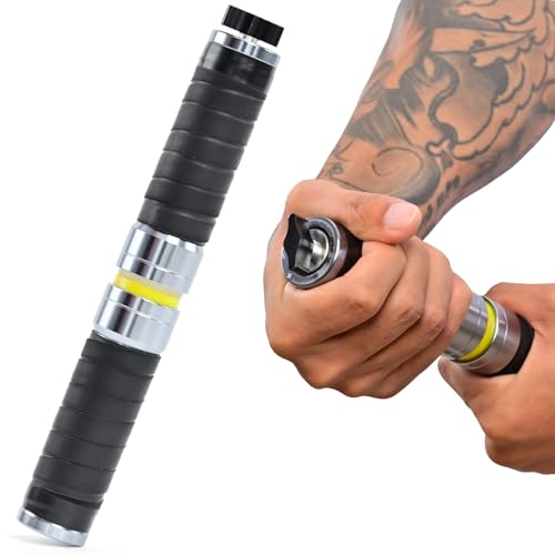 Coniflor Adjustable Hand & Forearm Grip Strength Trainer - Portable Metal Wrist Roller for Home Gym
