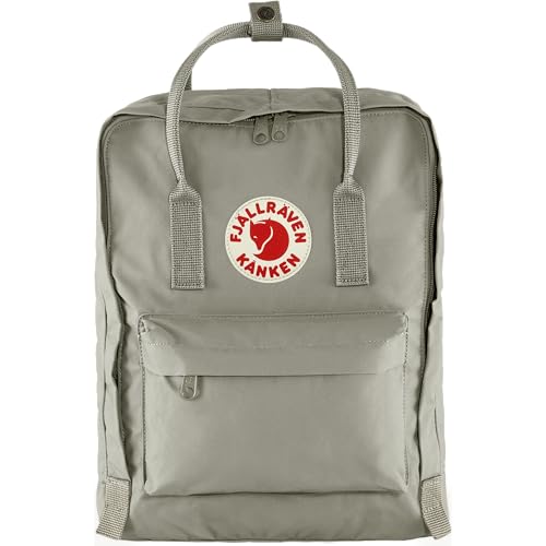 Fjällräven Kanken Backpack - Water-Resistant Vinylon Fabric, Classic Design, School & Travel - Fog Variant