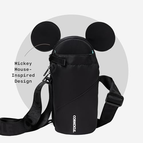 Mickey Mouse Corkcicle Crossbody Sling Bag for 16–40 oz Tumblers - Black