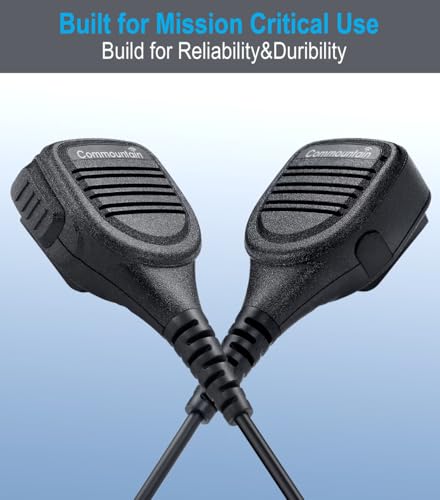 Speaker Microphone for Motorola Radios R2 CP100D CP200D 4 Pack