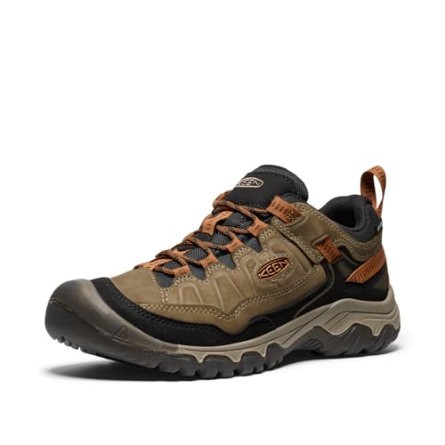 Men's Waterproof Hiking Shoes - Targhee 4 Low, 10.5 Wide Sea Turtle/Roasted Pecan