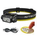 Rechargeable 1700 Lumen LED Headlamp with Red and Reading Lights for Camping, Hiking, Work
