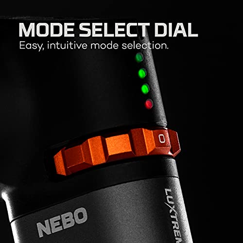 NEBO Luxtreme Tactical Rechargeable Spotlight 1/2 Mile Beam Waterproof
