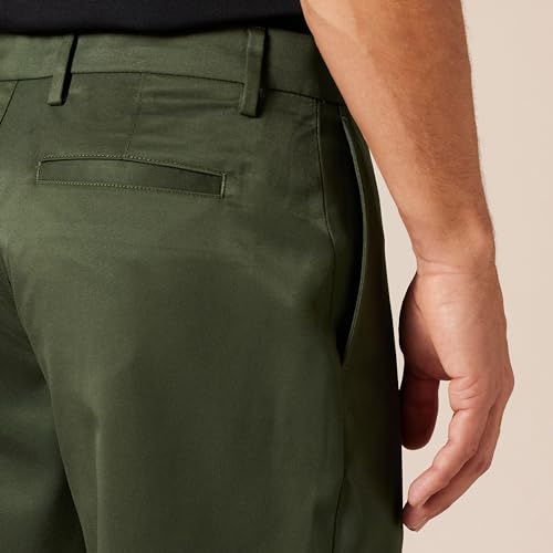 Men's Athletic-Fit Moisture-Wicking Golf Pants - Dark Olive, 30W x 28L