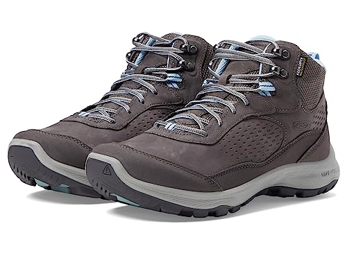 Women's KEEN Terradora WP Hiking Shoes - Steel Grey / Clear Sky, Size 9.5