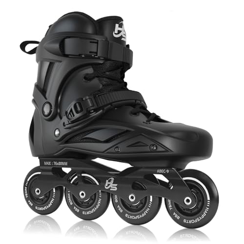 Performance Inline Skates for Women Men - Aluminum Frame, Soft Liner, Size 10-11/11-12
