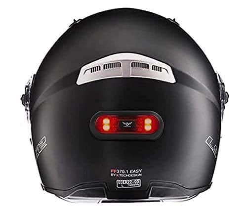 VERSATTA LED Motorcycle Helmet Light, Bike Bicycle Rear Red Safety Light, Helmet Light, Warning Tail Lights, Helmet Light for Night Riding with USB Chargeable Cable Small