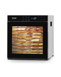 VEVOR Food Dehydrator Machine with 10 Stainless Steel Trays, 1000W Electric Food Dryer, Adjustable Temp & 24-Hour Timer, B Variation