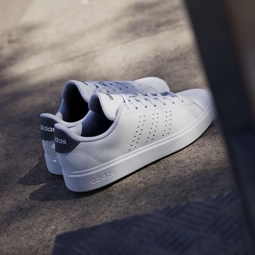 Adidas Women's Advantage 2.0 White Shadow Navy Size 7.5 Casual Sneakers