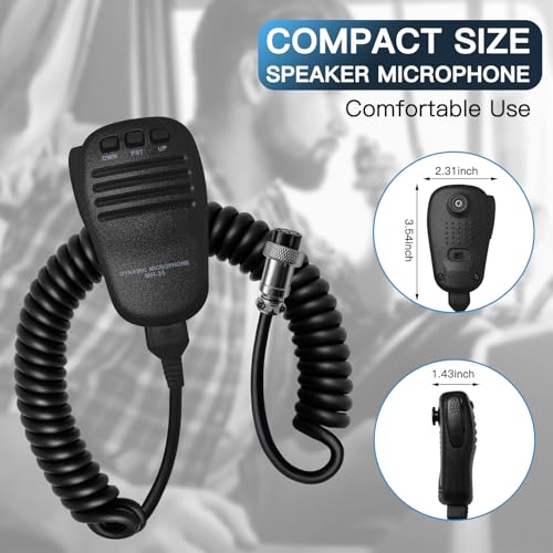 Handheld Microphone for Radio Communication MH-31B8 8-Pin Fit for FT-847 FT-920