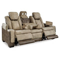 Ashley Signature Design Next-Gen DuraPella Power Reclining Sofa Beige - Sand Variation