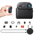 Apexcam K80-US Thumb Action Camera 4K POV Mini Body Camera Waterproof 10M with Accessories