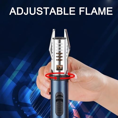 Windproof Refillable Torch Lighter for Camping BBQ Candle Cooking