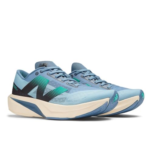 New Balance FuelCell Rebel V4 Running Shoes Men Heron Blue Chrome Blue 14