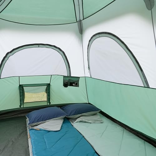 8 Person Camping Tent with Rainfly - Weather-Resistant, Quick Setup