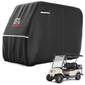 Waterproof Golf Cart Cover 4-Seater, 600D Rain Protection, Black, 108" L
