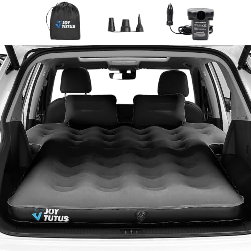 Black SUV Air Mattress Camping Bed for Cars & Trucks - Double Support