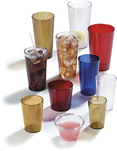 Plastic Stackable Tumbler 13.4oz Blue - Commercial Drinkware for Restaurants & Catering