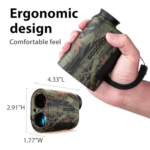 Gogogo Sport Vpro GS06 Hunting Rangefinder 1200 Yards Green Display