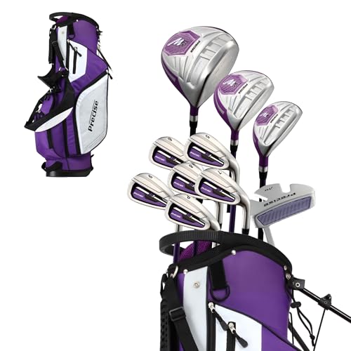 Women's Precise M5 Golf Club Set Right Hand, Purple, Standard Size