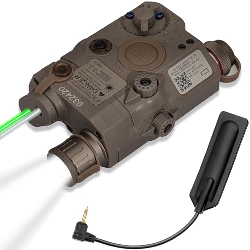 TacSnake PEQ-15 Pro Airsoft Laser & Light Combo - Tan