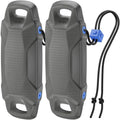 Ehaho 22-Inch EVA Boat Fenders - Gray, Double-Handle Dock Bumpers for Safe Mooring
