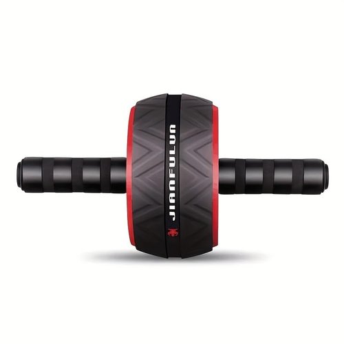 Ab Roller Wheel - Core & Chest Muscle Training Wheel, Abs Workout Equipment, Fitness Equipment for Home Gym, Wider Ab Machine with Knee Pad Accessories (Black)
