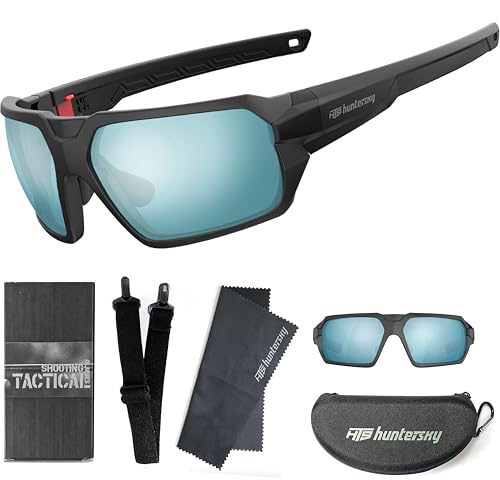Ballistic Tactical Impact Protection Shooting Glasses ANSI Z87.1+ Anti-Fog Military Grade Airsoft Range Black Blue