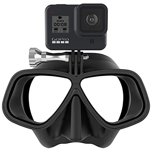 Octomask Frameless Dive Mask with GoPro Mount Low-Volume Snorkeling Gear