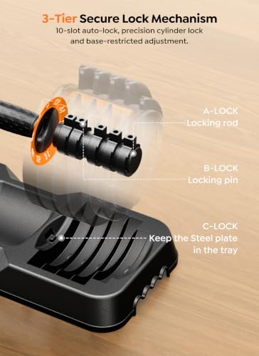 Acezoe 25LB Adjustable Dumbbell Set of 2 – Quick-Adjust Fitness Weights
