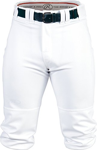Youth Baseball Pants - PRO 150 Series Knicker Fit with 2-Way Stretch - White Large