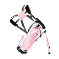 Pink Junior Golf Stand Bag for Kids Ages 4-6 Lightweight & Spacious